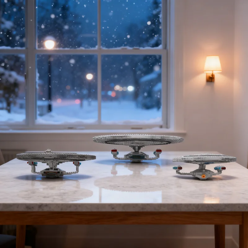 

3767pcs MOC Galactic Explorers Pack Galaxy Class Ross Space Model Building Blocks Creative Display Gift Collectible Decor Kids