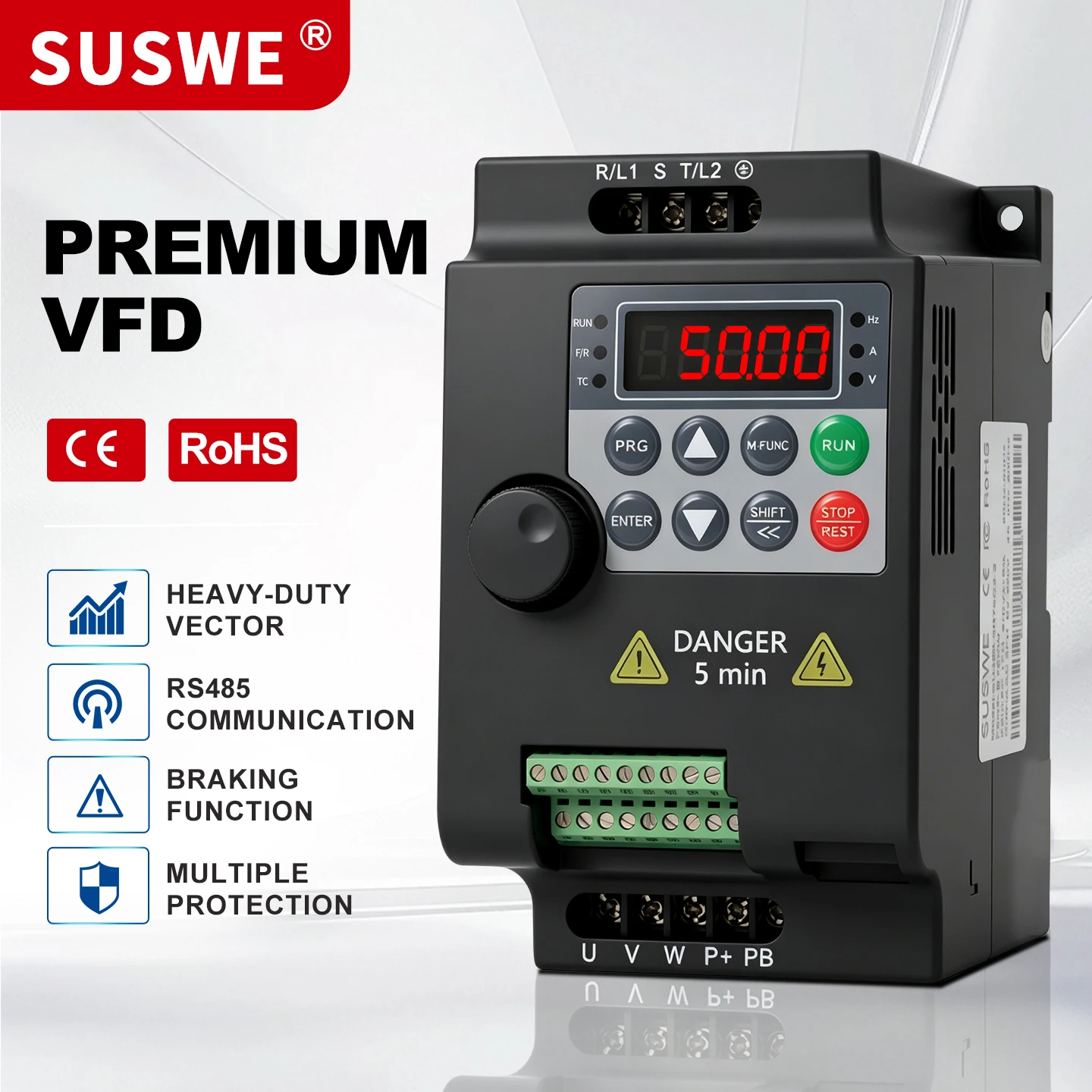 Spindle Motor - SUSWE VFD 380V Or 220V Variable