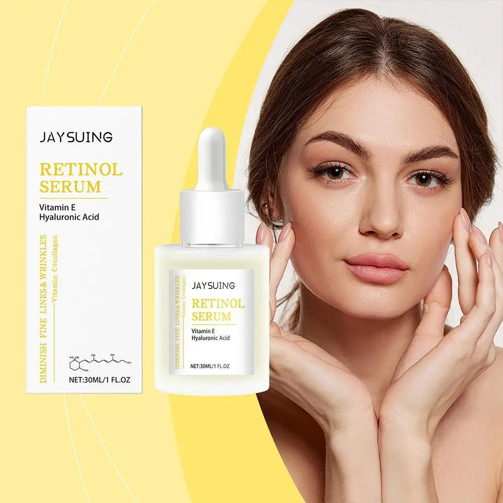 JAYSUING Wrinkle Remove Serum Retinol Lifting Firming Anti Aging Essence Fade Fine Lines Whitening Face Skin Care Korea Cosmetic