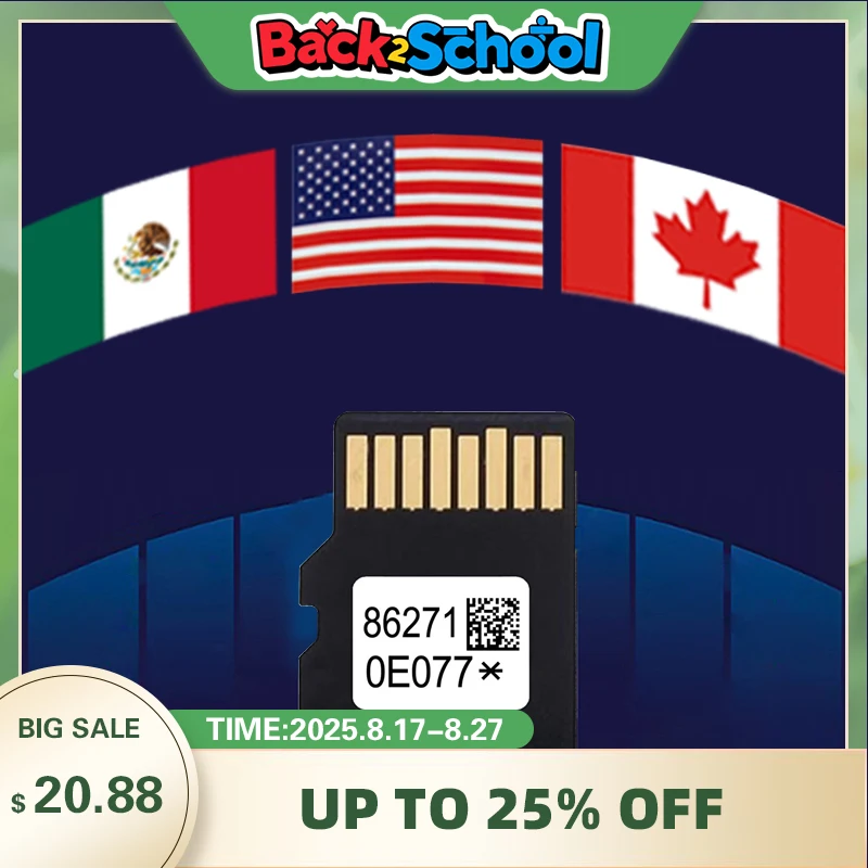 

for Toyota Corolla Prius 4Runner Newest 2025 Navigation TF Card Latest Update OEM 86271-0E077 USA Canada SD Card Free Shipping