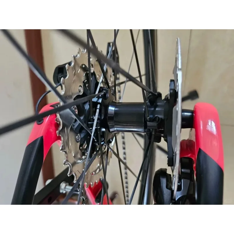 

2:1 Threaded Road Bike Hub, Ultra Light Large Flange 54-59mm Tool Free Ratchet System TPI Waterproof Bearings, Steel/Ceramic