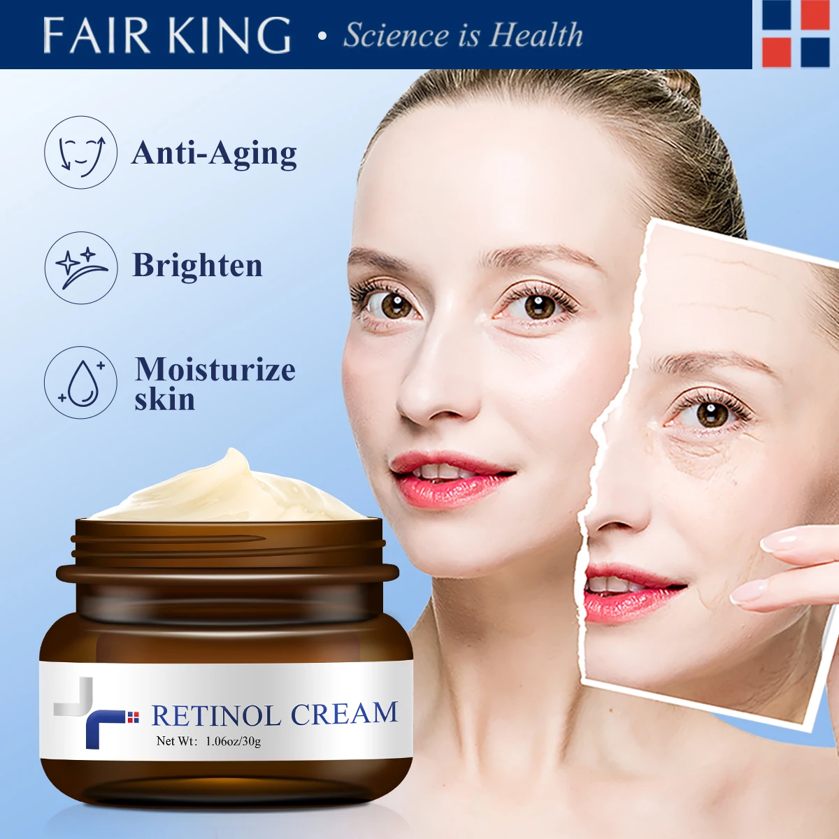 Anti-Wrinkle Face Cream Lifting Firming Fade Fine Lines Anti-aging Whitening Moisturizing Brightening  Nourish Retinol Face Care