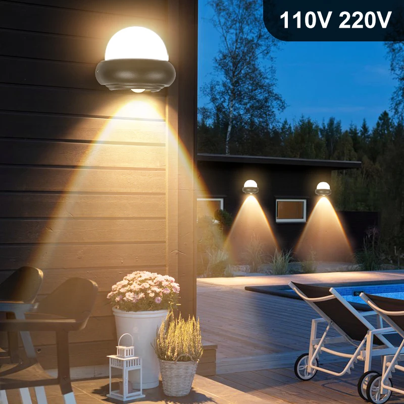 

Led Wall Light 110V 220V Garden LED Wall Lamp Waterproof Outdoor/interior Light fixture For Home Stair Street Balcony Wall Decor