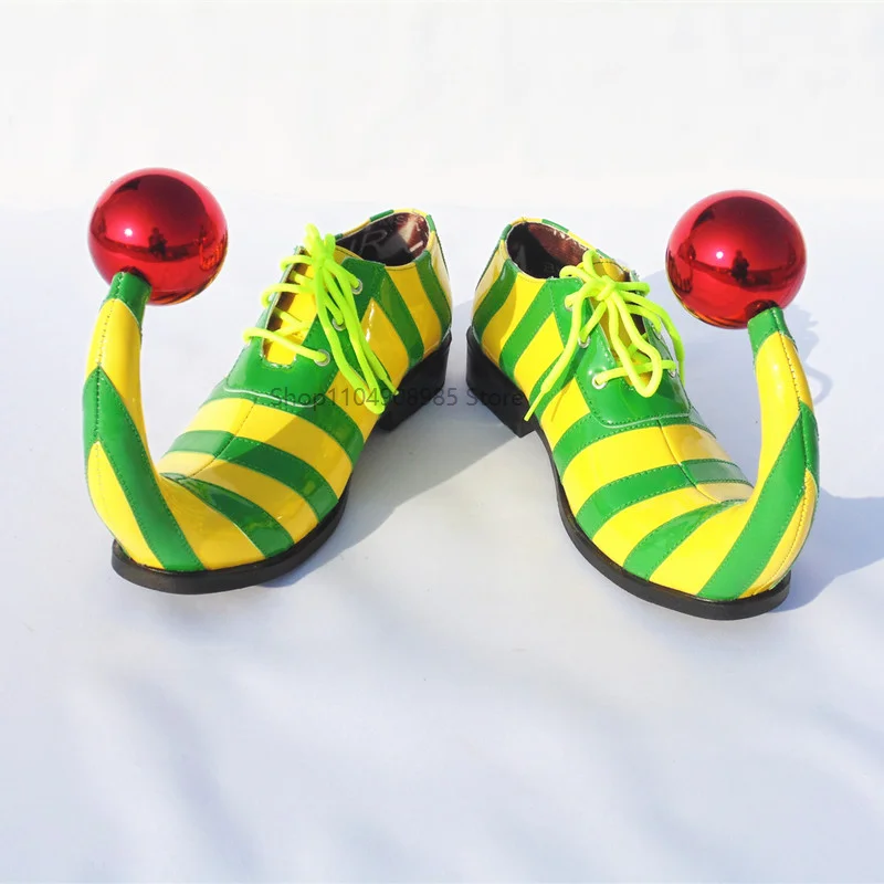 

CClown Shoes Performance Magic Props Clown Costume Accessories Performance Pointed Shoes Halloween Circus Funny Anime Shoes 2025