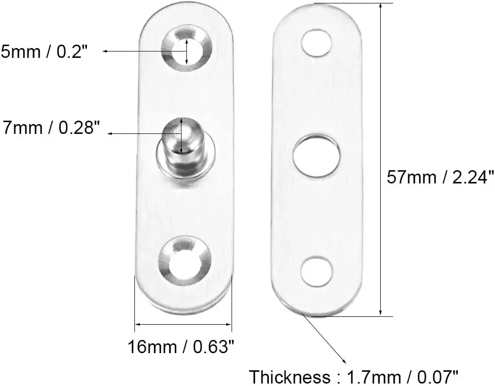 1 pz in acciaio inox 360 gradi cerniere dell\'armadio girevoli giù cerniere posizione cerniera accessori per mobili