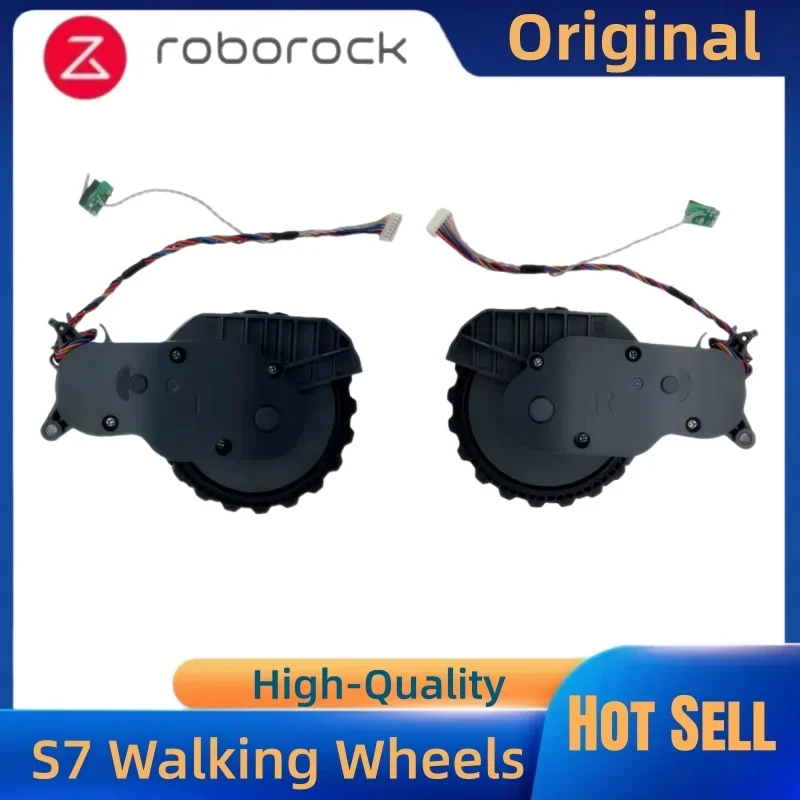 Original Roborock S5 Max/S6 Pure/S7 Ersatz-Laufräder – Ersatzteile für die linke und rechte Seite für Roboterstaubsauger