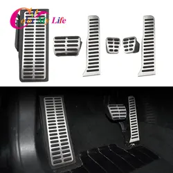Farbe Mein Leben Edelstahl LHD Auto Pedale für Volkswagen VW R36 R-linie CC Passat B6 B7 für skoda Superb Gas Bremspedal Abdeckung
