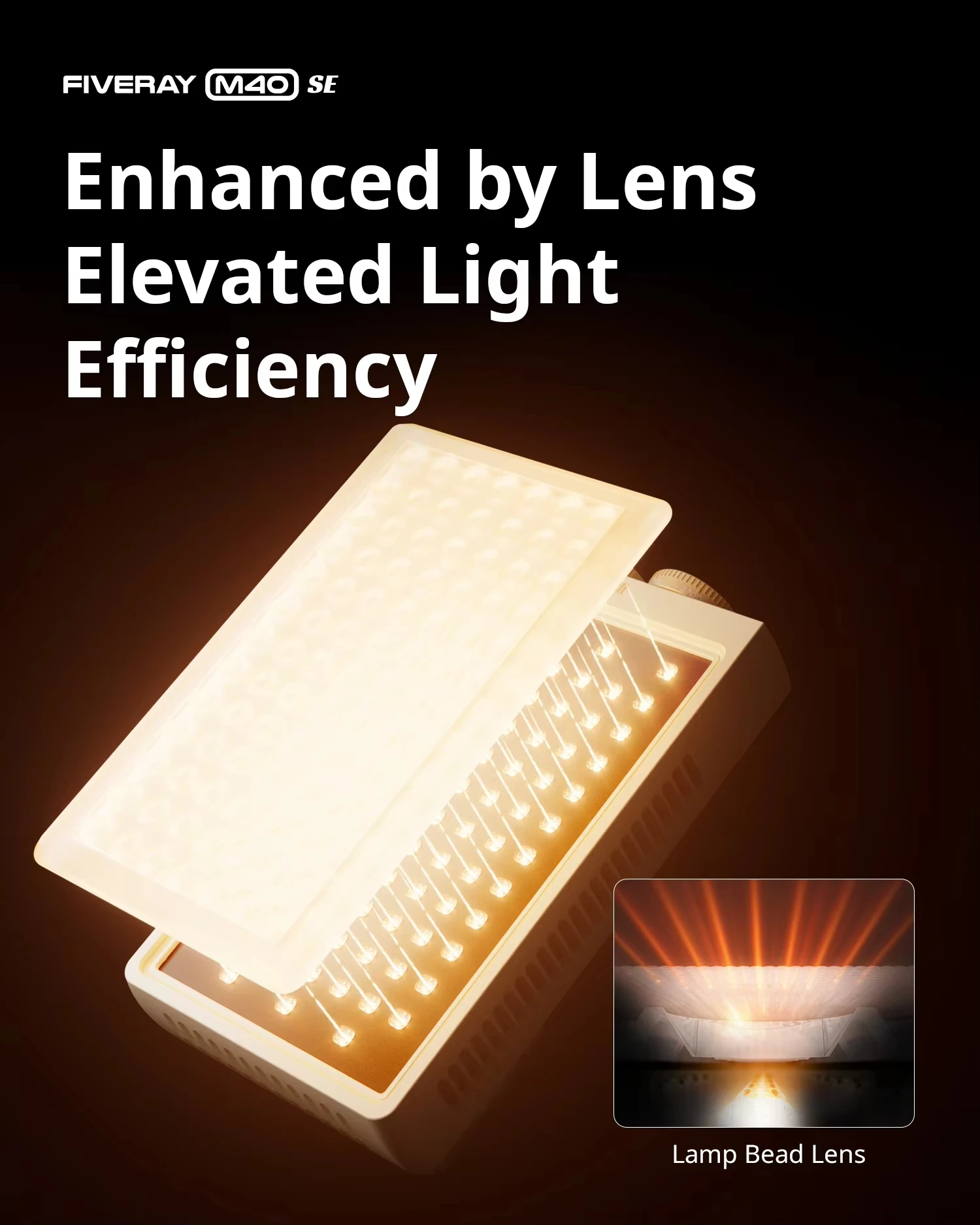 ZHIYUN FIVERAY M40 SE 40W Pock - Led Light Panel Stream ulasan dan harga
