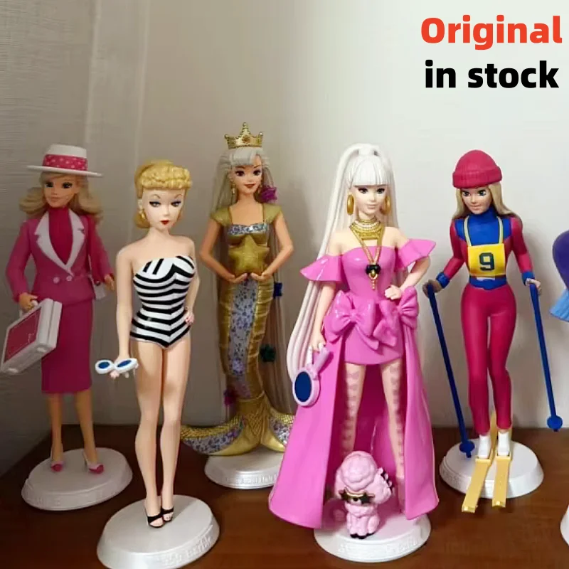 Hot Original POP MART Barbie Style Collection Series 2018 Ballet Wishes 2022 Extra 1995 Mermaid Collectible Figure Toy Gift view 4