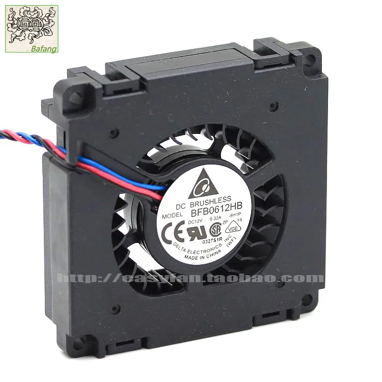 

jinlingge For DELTA 6CM BFB0612HB 6015 Centrifuge turbine Blower 12V 0.32A cooling fan