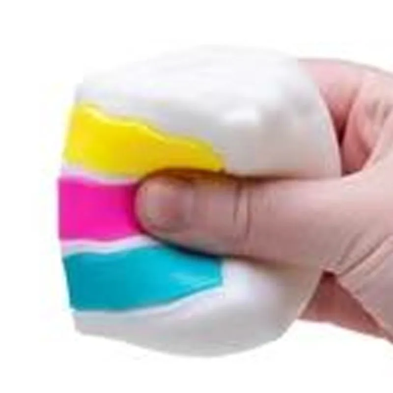 Kawaii Cat Paw Mochi Blind Box Mystery Cute Squeeze Toys Foot Antistress Stress Relief Simulated Food Cube Fidget Toy view 4