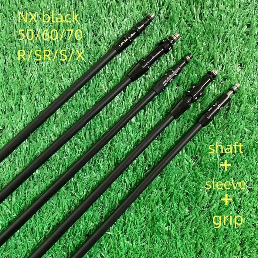 New Golf Club Shaft NX Black 50/60/70 R/SR/S/X Graphite Shaft Driver Shaft and Fairway Wood Shaft Free Assembly Sleeve and Grip