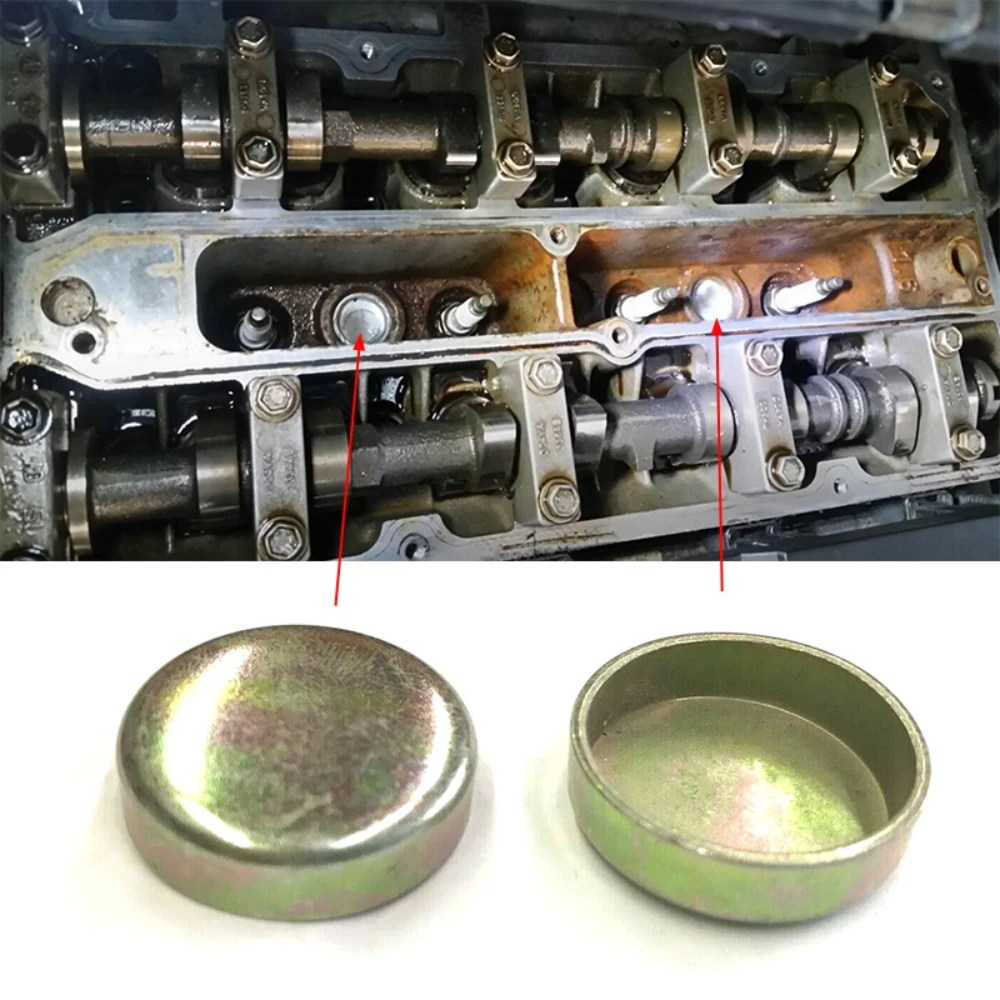 2X Automobile Cylinder Head Core Plug Set For Ford 1.25 1.4 1.6 16v Zetec SE Mk4 Mk5 Mk6 Fiesta Engines
