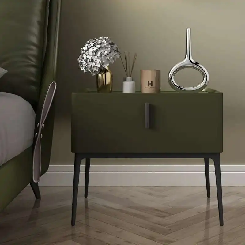 

Wood Comfortable Bedside Table Small Complete Dressers Simple Bedside Tables Bedroom Mobile Armarios De Dormitorio Nightstand