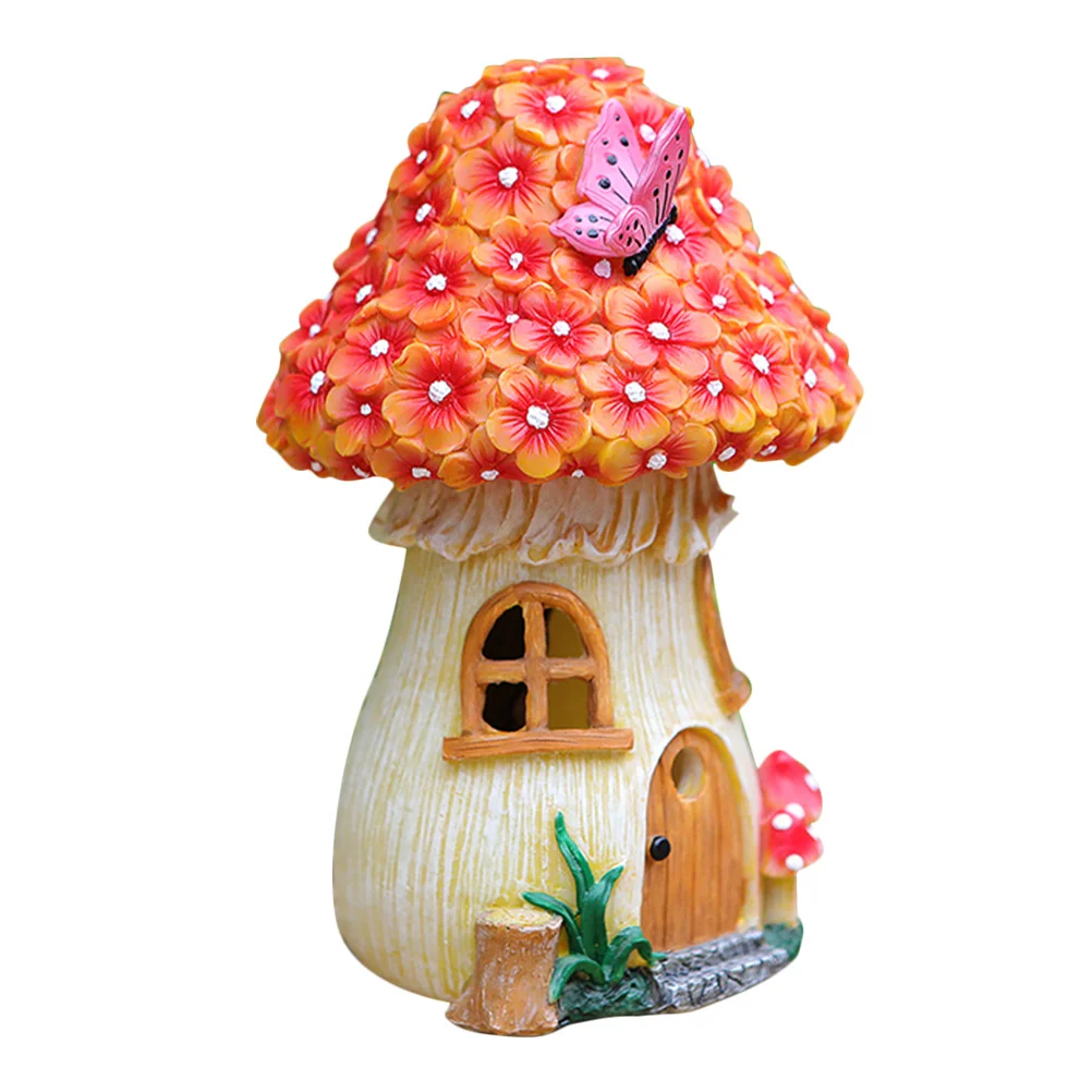 ضوء الفطر الشمسي ديكور خارجي حديقة تمثال الراتنج الحديقة زخرفة لساحة فناء المناظر الطبيعية الإضاءة الفطر