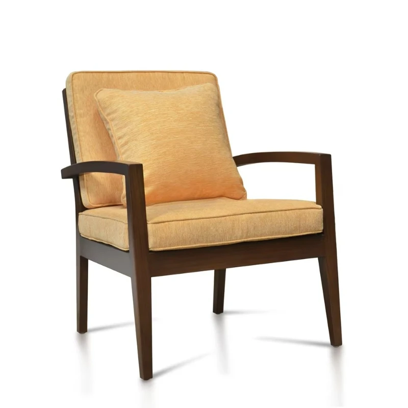 

Modern solid teak convertible height adjustable lounge chair