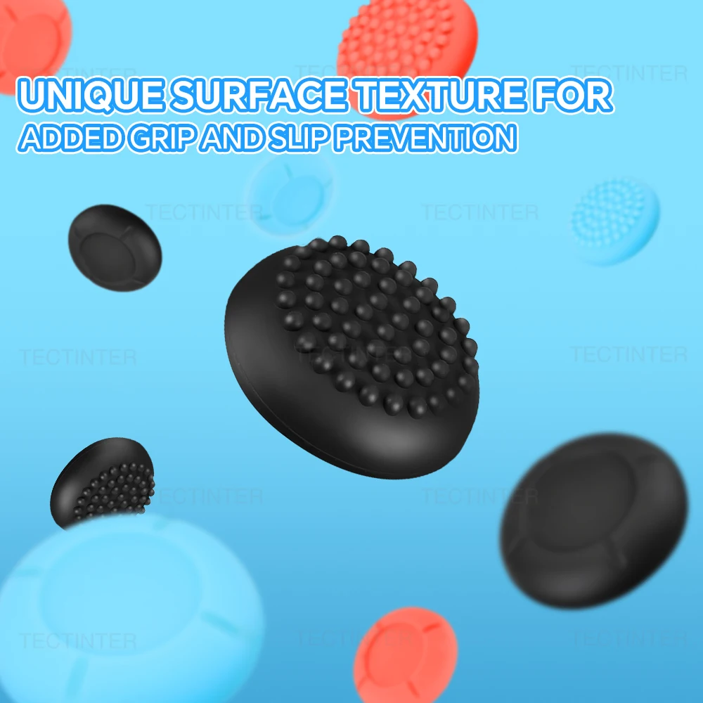 2/4 Stück Silikon-Daumengriffe für Nintendo Switch 2 & PS5 & PS4 & XBOX Joystick-Controller Transparente Analog-Stick-Kappen Zubehör – Detail 7