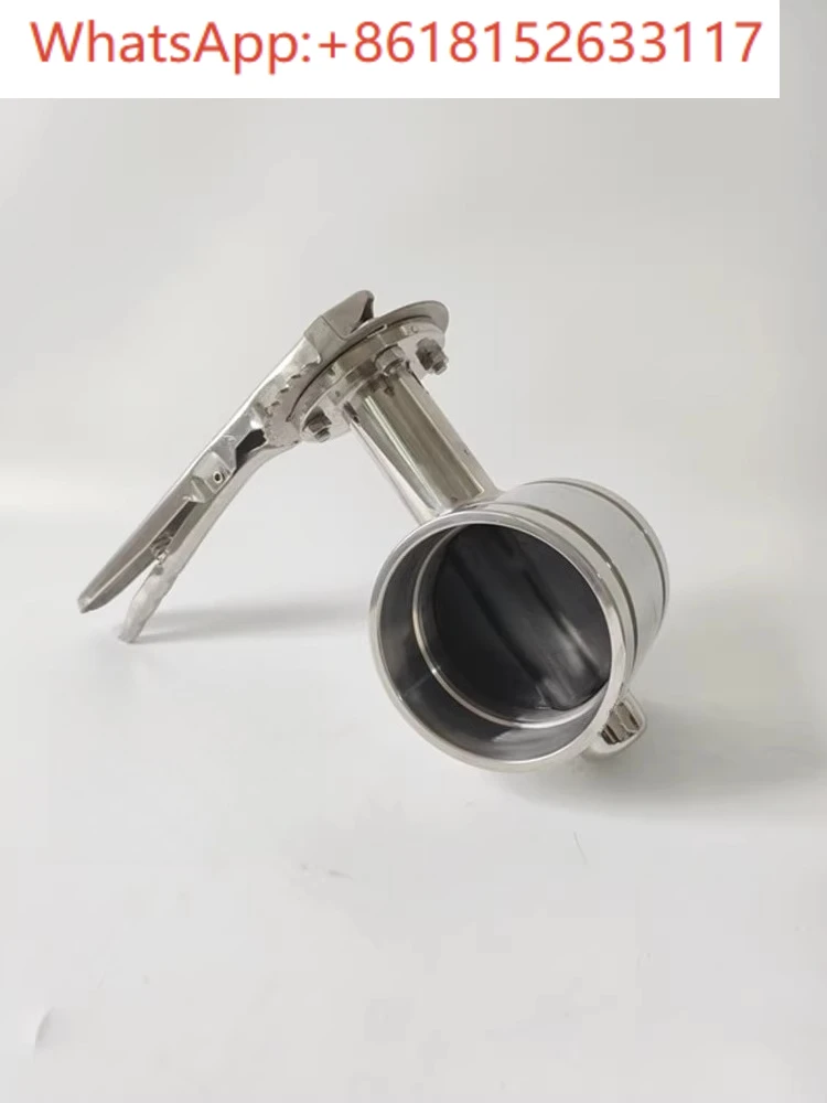 Ручка, дроссельный клапан с рифленой головкой из нержавеющей стали, ручной D81X-16P Turbo Fire 304, дроссельный клапан с зажимом