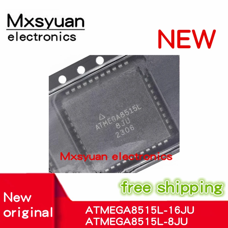 10PCS/LOT100% new ATMEGA8515L-8JU ATMEGA8515L-16JU PLCC44 Free shipping