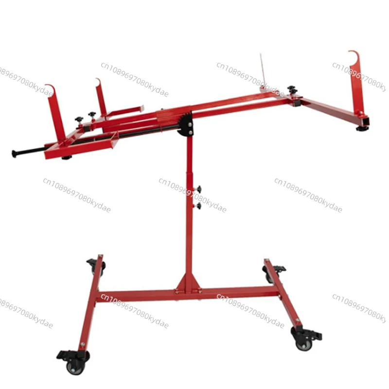 

4 Wheels Adjustable Car Paint Panel Stand Rotating Auto Body Repair Tool Multi-Functional Painting Parts Holder