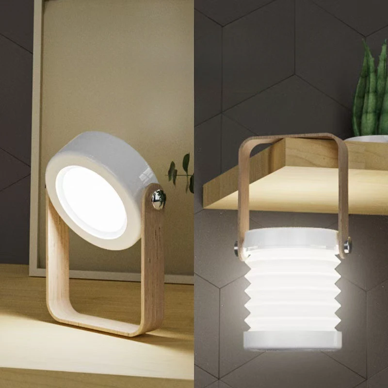 

LED Night Light Rechargeable Portable with Soft Eye-Caring Glow Touch Control Adjustable Brightness Sleek Design for Bedroom