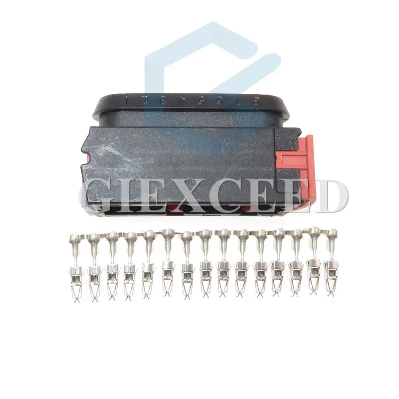 15 Pin 144980-1 Auto Lamp Connector Headlight Light Plug With Terminals AC Assembly For Citroen Peugeot