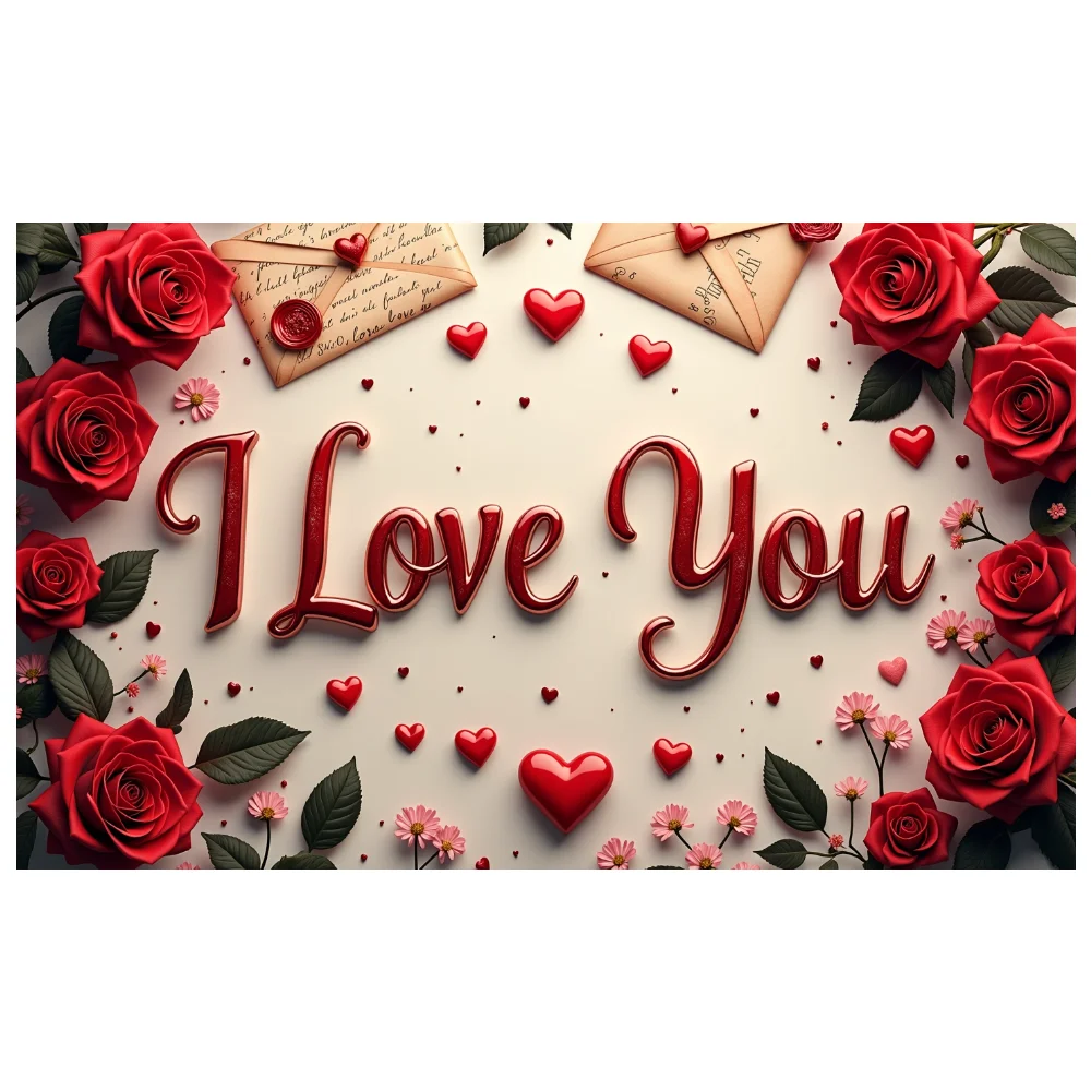 

Props Wedding Attractive Backdrop Red Heart Props Party Envelopes for Party