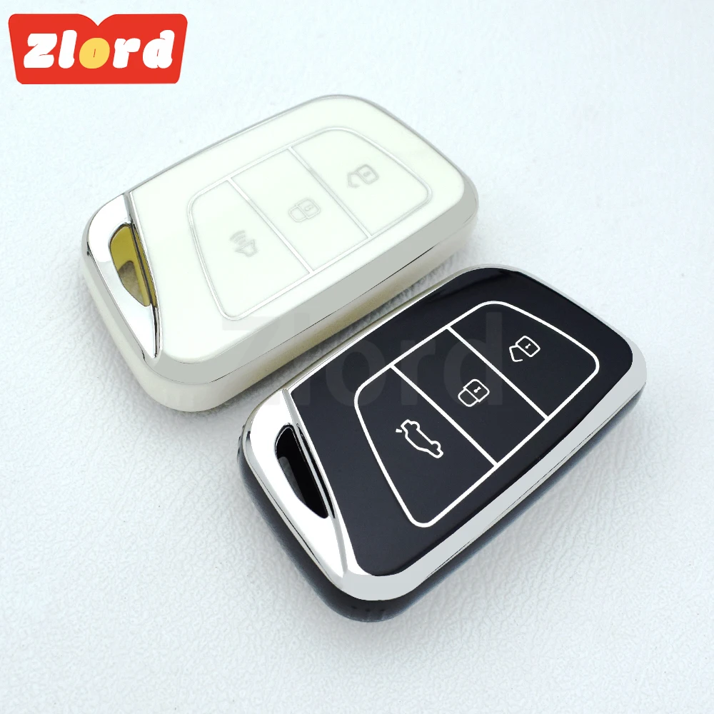 

3 Button TPU Car Key Case Cover Fob For JAC JIAYUE A5 X4 X7 IC5 IEV S4 7S T8 Refine S4 S7 M6 Key Chain Protector Accessories