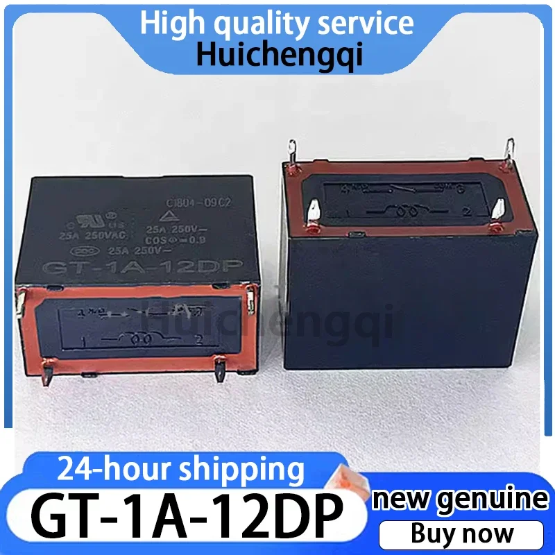 1PCS GT-1A-12DP 25A 12V 4-pin Air Conditioning Relay