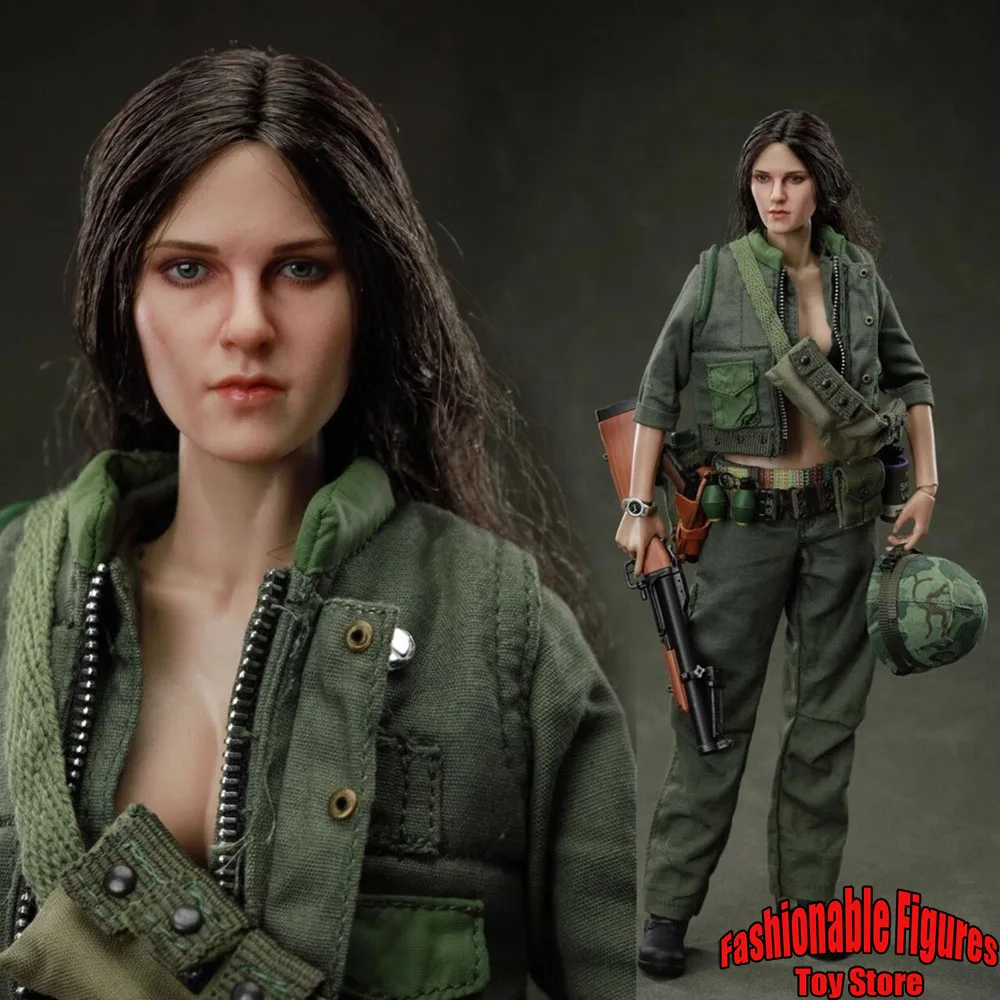 1/6 Female Soldiers Of The Vietnam War US Brave Guardians Of The Country Full Set 12Inch Action Figure Model Toys Collection