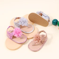 Baby Shoes Summer Sandal Cute Flower Anti-slip Sole Newborn Toddler Prewalking Practice Shoes High Quality 2024 Fashion BHX3207