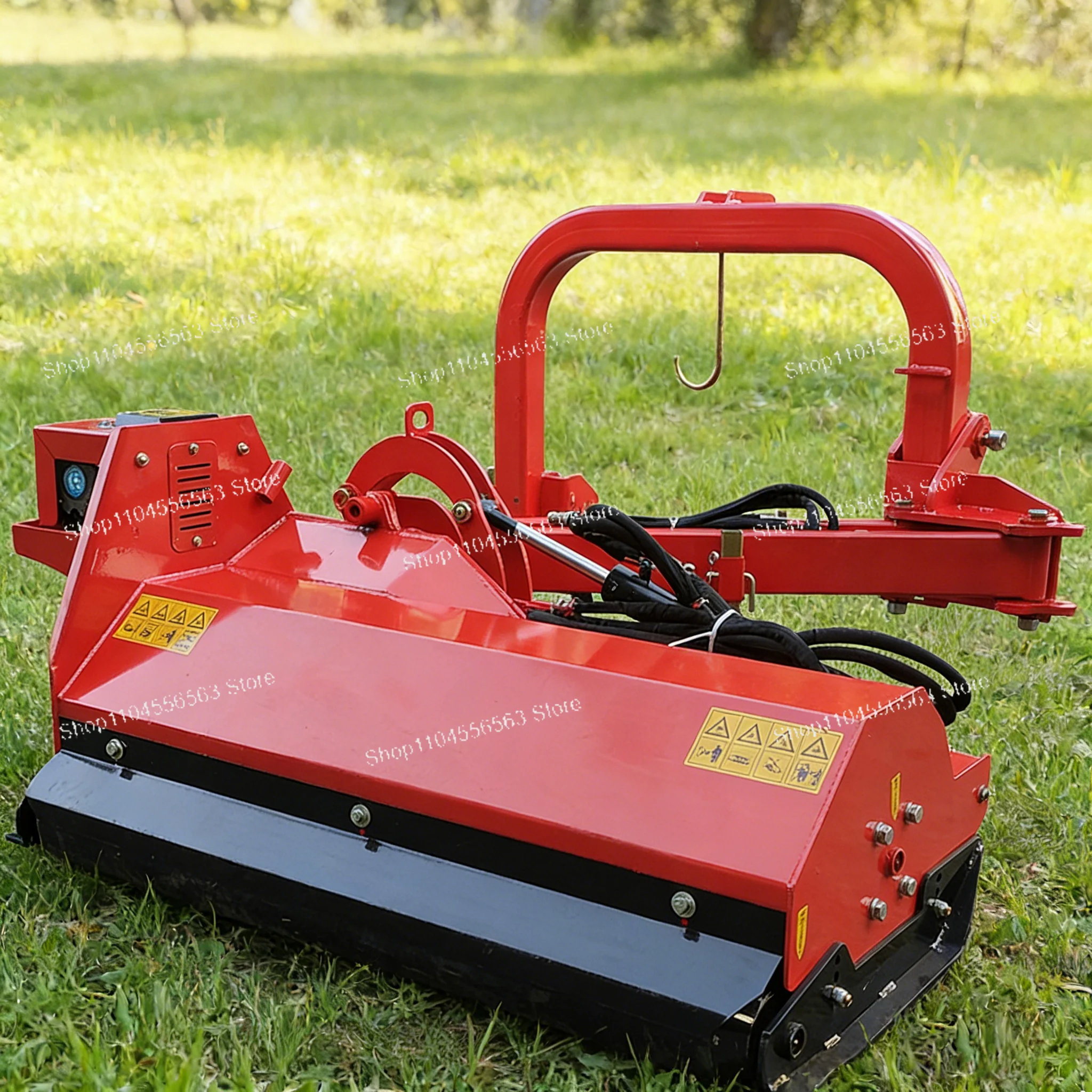 

Agricultural equipment, heavy duty hydraulic shoulder side tractor type grass shredder