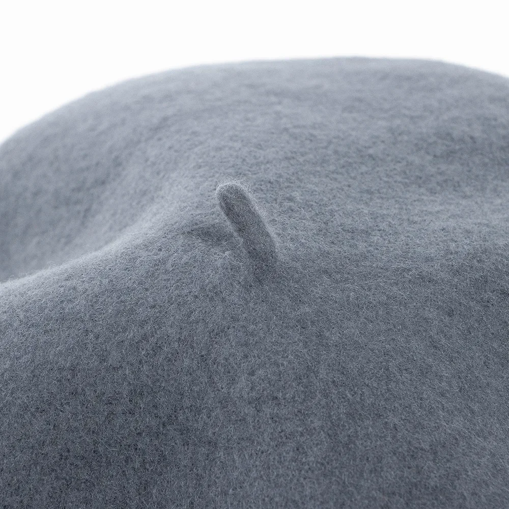 2023 New Oversized 100% Wool Berets Women Autumn Winter 32cm Big Beret Large Size Men Hat Painter Hat Female Warm Walking Cap