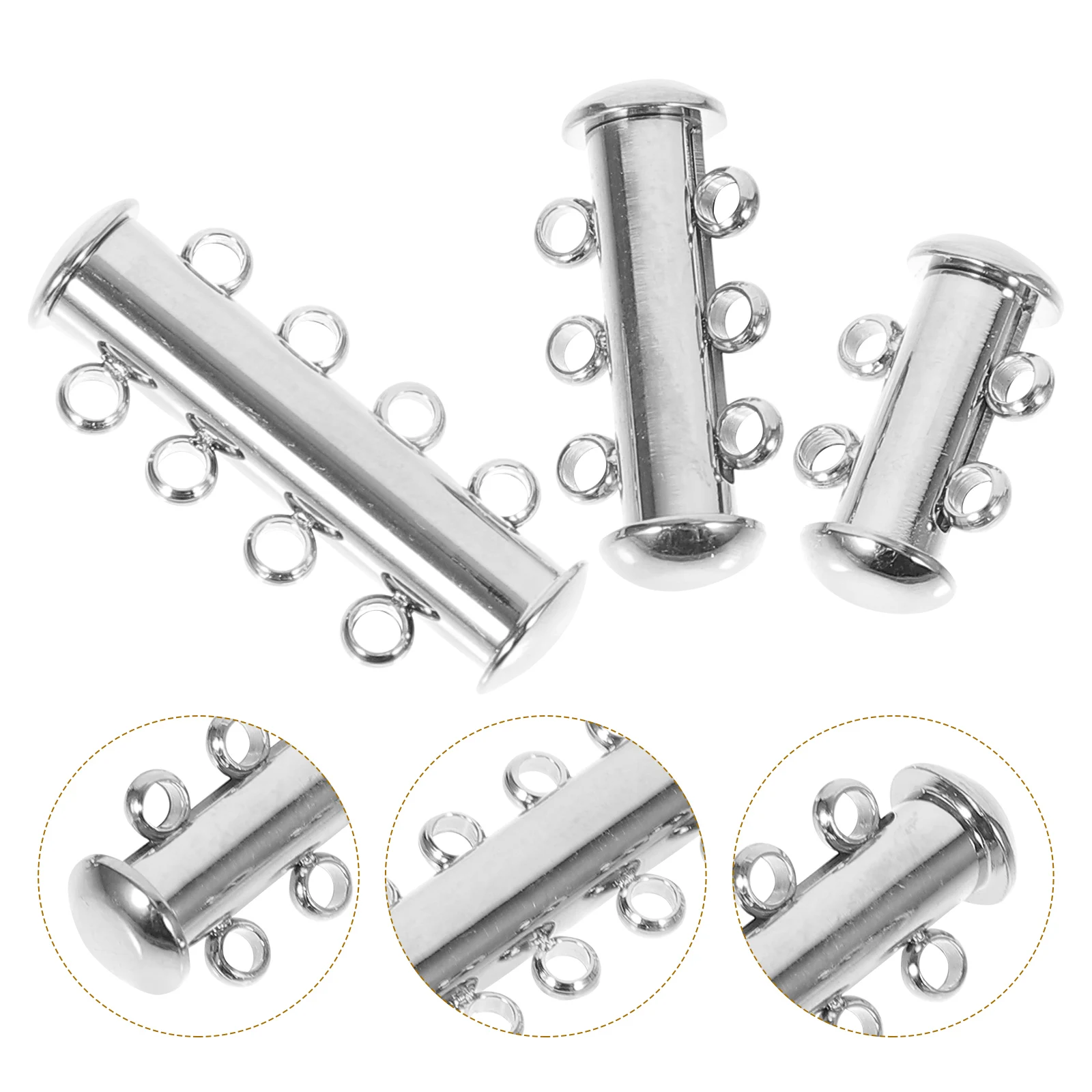 3 stuks sieraden connector sluiting voor ketting armband gelaagdheid gesp aanbod