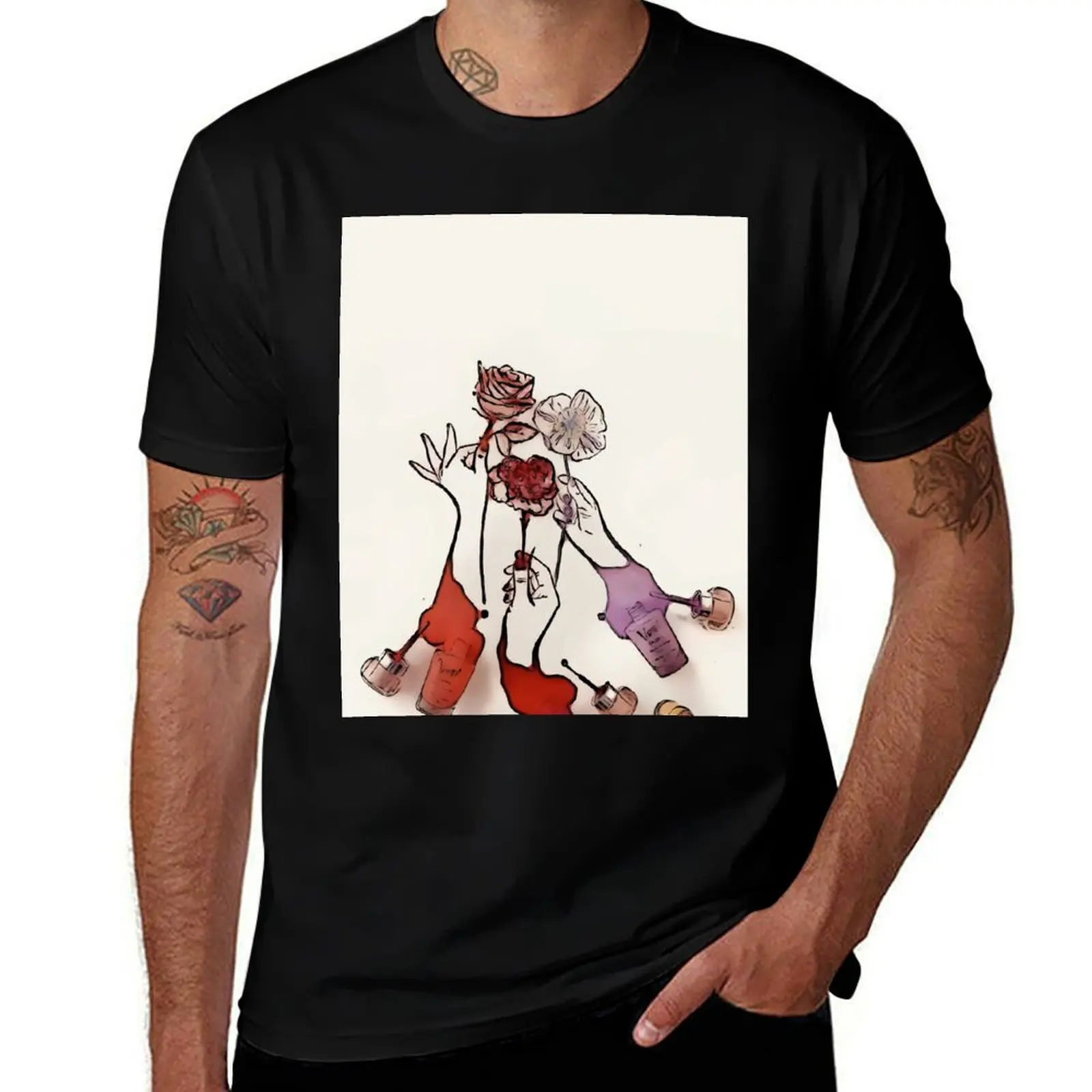 

Flower T-Shirt cute tops luxury t-shirt anime shirt plain mens tall t shirts