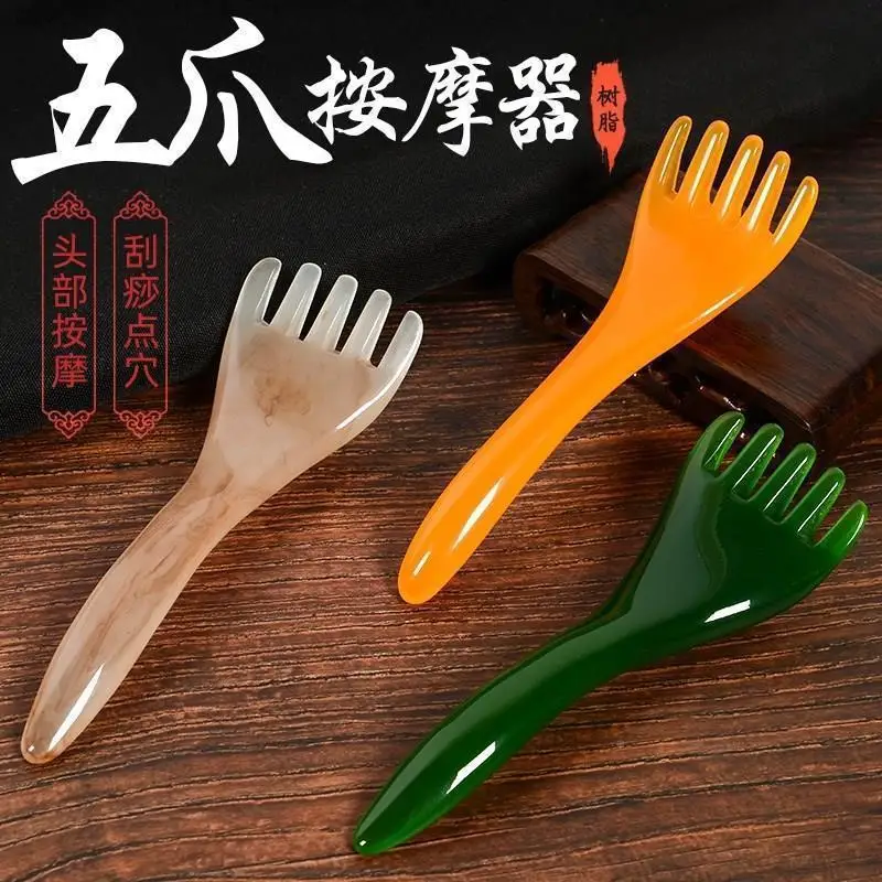 

Massage claw head massager pointing body massage claw five claws tickler scratching head toggle stick