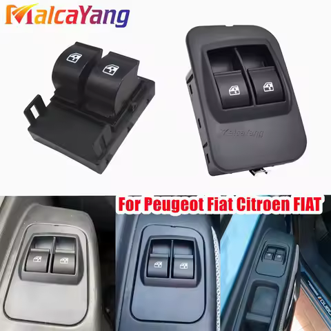735518655 735461275 Master Window Switch Control Button for Citroen Nemo Peugeot Bipper Fiat Doblo Qubo Fiorino 6490.G8 6490G8