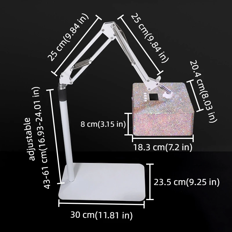 35W UV LED Nail Lamp Rechargeable Wireless LED Foot Curing Light for Manicure Gel Drying Light Beauty Nail Art Pedicure UV Lamp