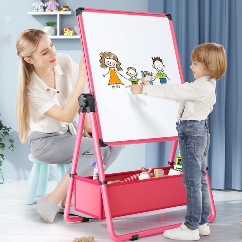 לוח ציור ילדים לוח קטן לוח סוגר מגנטי ללא אבק לבן יכול למחוק גרפיטי כתיבה.