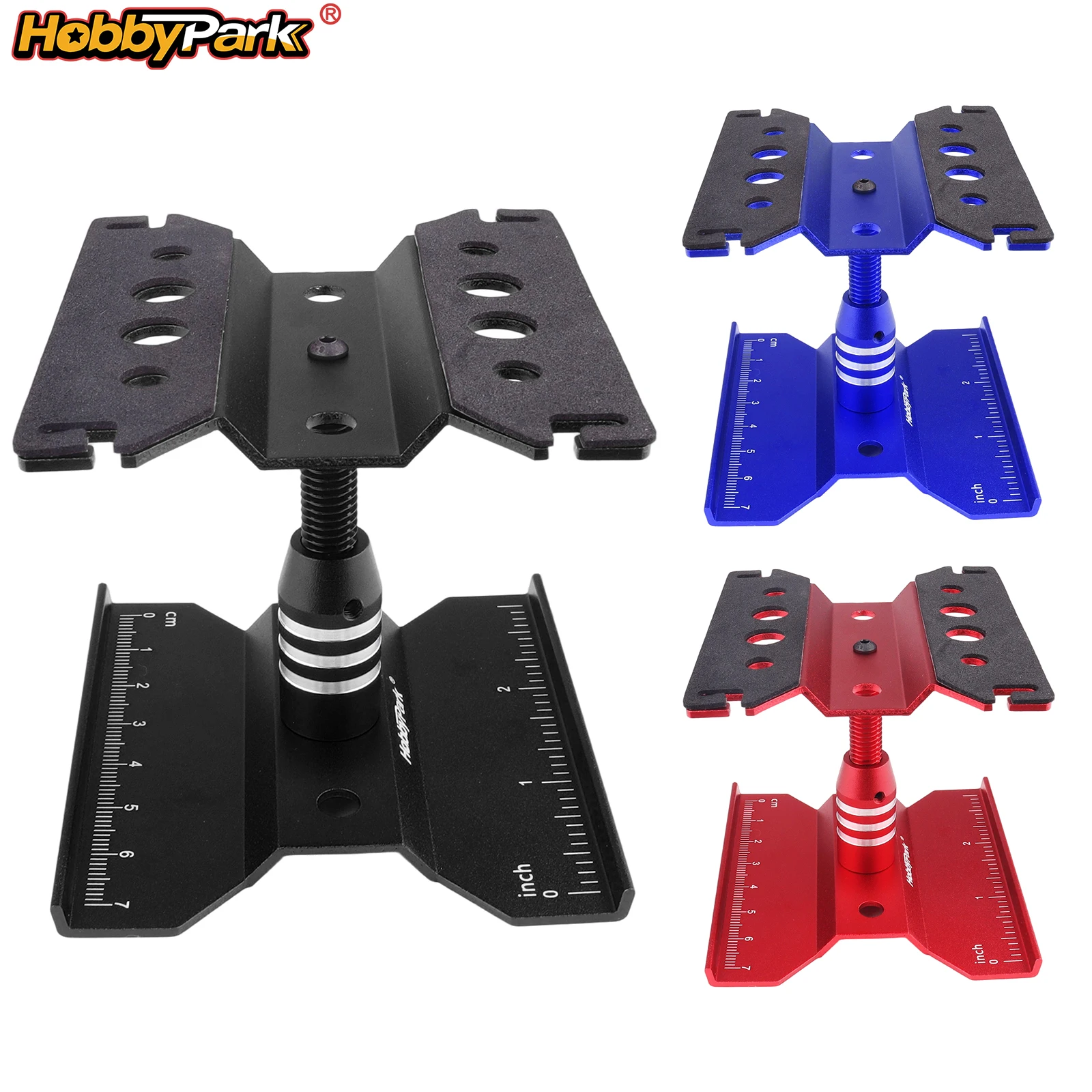 Hobbypark RC Arbeitsständer Mini Aluminium 360 °   Rotationslift-Unterteil für 1/24 1/18 RC Crawler Axial SCX24 TRX4M FCX24 FCX18