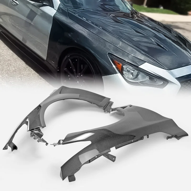 

For Infiniti Q50 V37 EPA Type 2 Front Vented Fender Without Upper Vent