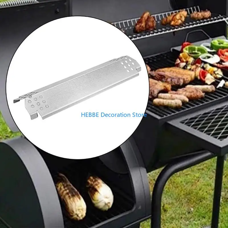 B0KC Replacement Heat Tent for Gas Grills Stainless Iron Grill Hot Plate Replace Part Burners Cover Heat Diffuser Deflector