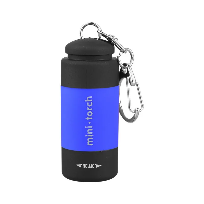 USB oplaadbare LED multifunctionele sterke lichte zak sleutelhanger zaklamp waterdichte buiten wandelen camping mini zaklamp