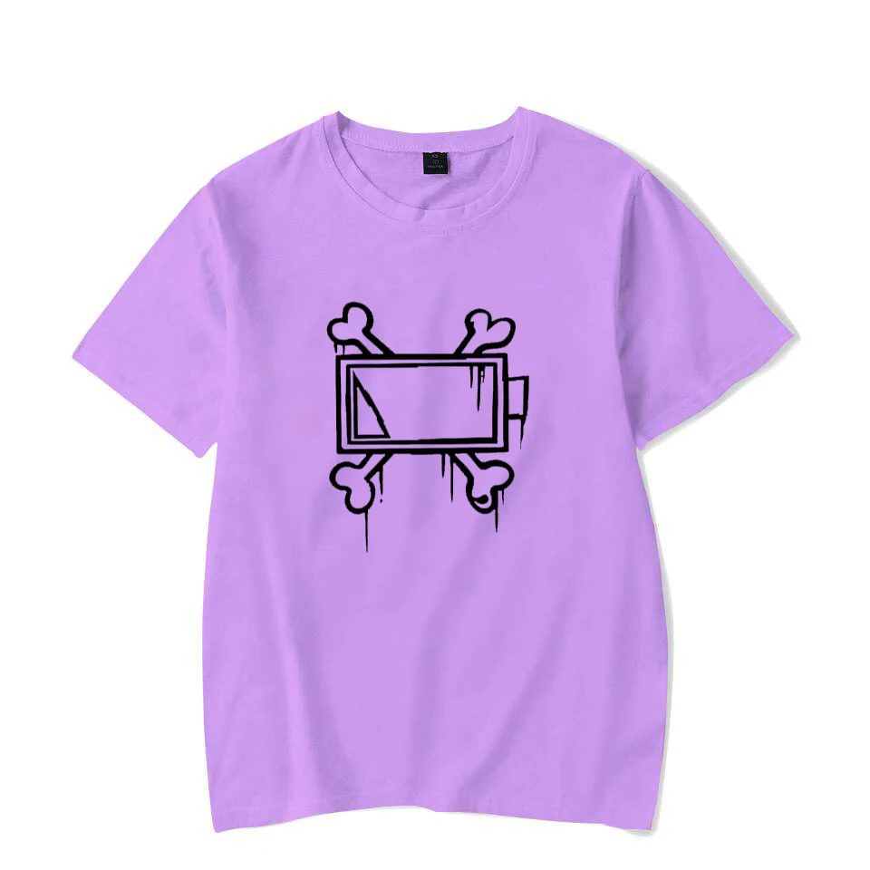 Men Women Printed T-shirt Murder Drones Casual Loose Y2K Graffiti Unisex Tee Street Fashion Harajuku Couple Clothing Funny Tops
