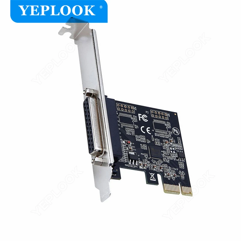 PCIe 1x DB25 Parallel Port LPT Printer PCI-E To Parallel Port Expansion Card Adapter Converter Chipset ASIX AX99100 for Desktop