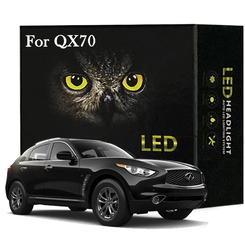 

16Pcs Car Led Interior Light Kit For Infiniti QX70 2014 2015 2016 2017 Indoor Light Canbus No Error