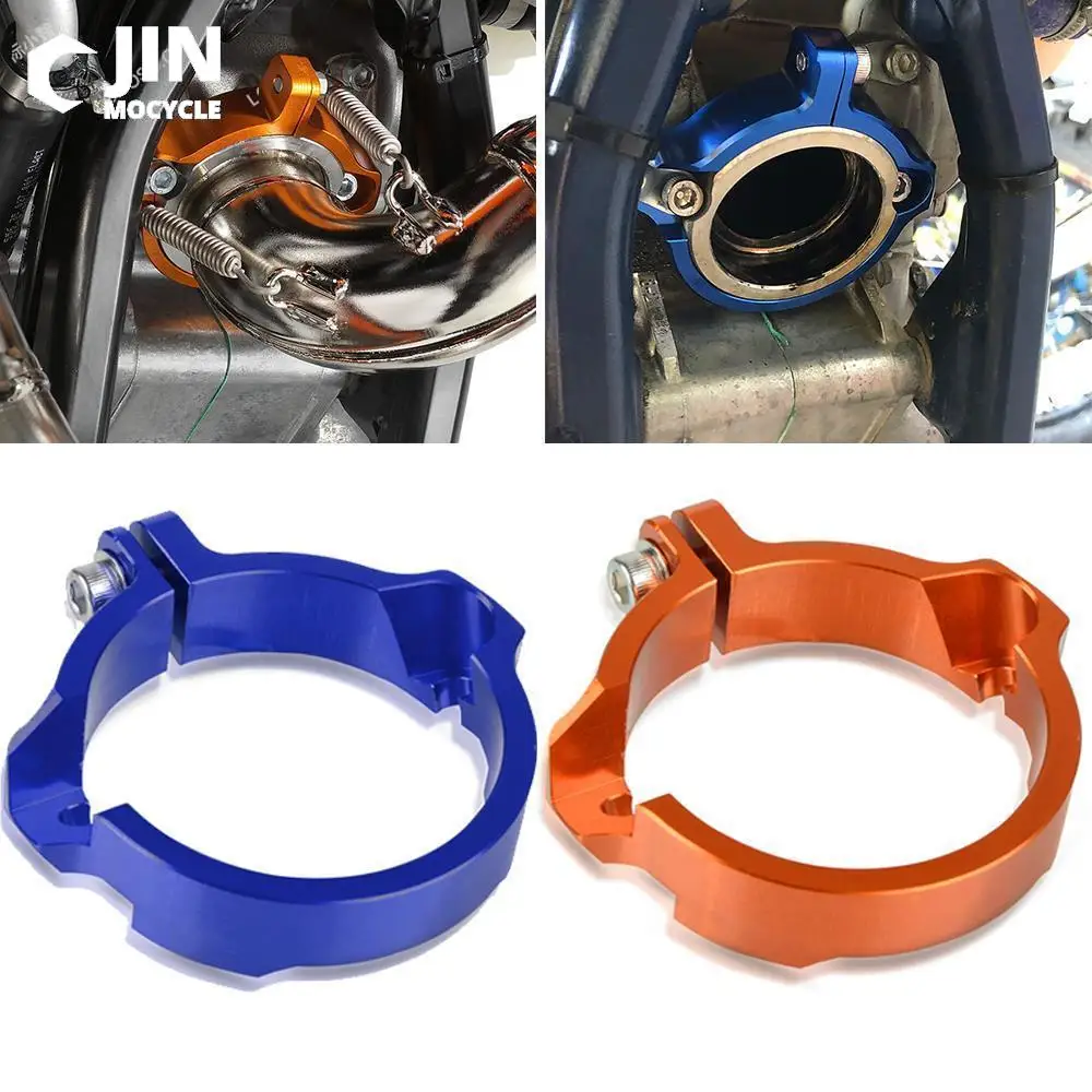 

2017-2023 Motorcycle Exhaust Tip Muffler Pipe Clamp Flanges Protection Cover For 250 300 EXC XC XCW XC-W Six Days XC-W TPI 2022