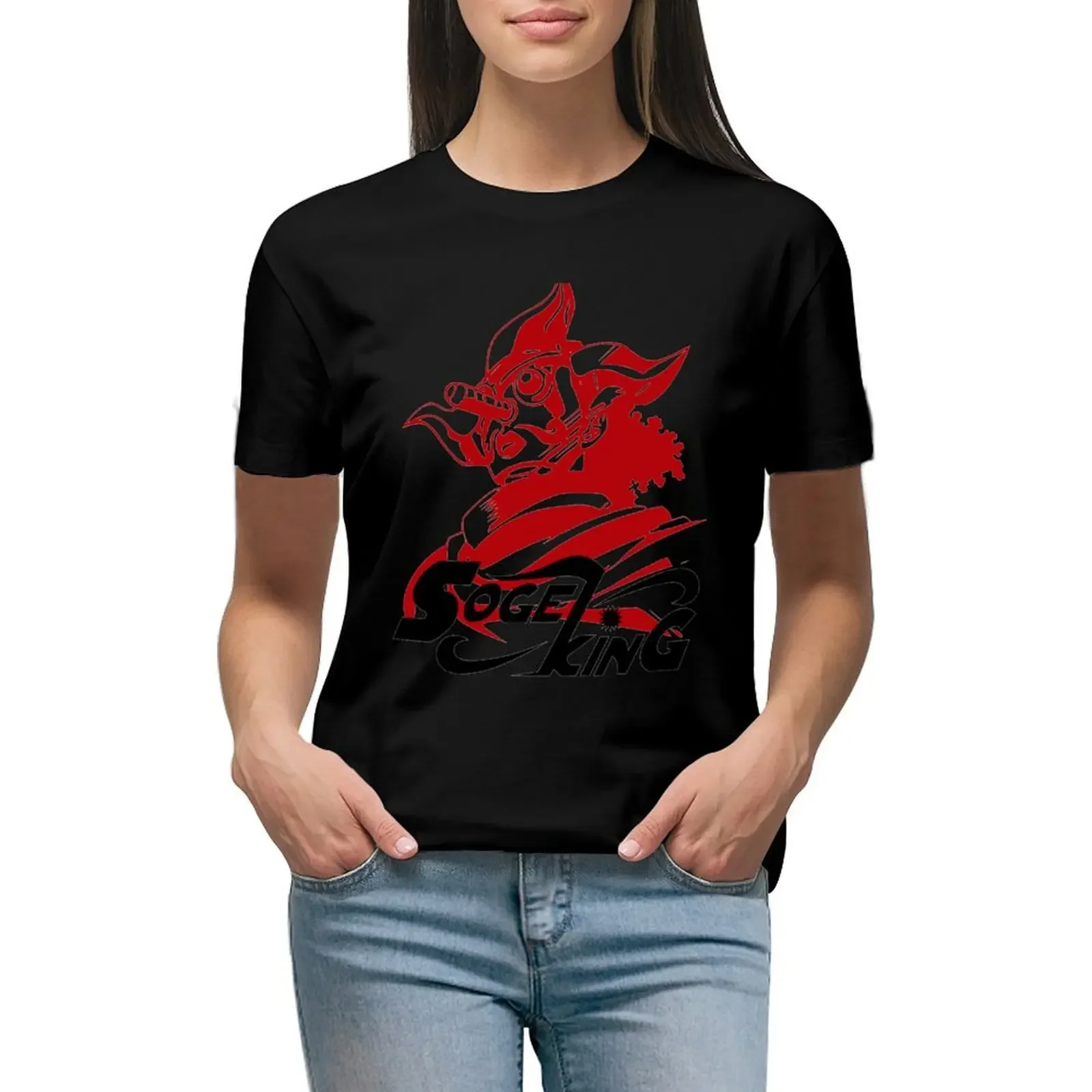 

Sogeking The Sniper King T-Shirt blacks kawaii clothes sweat funnys t-shirt dress for Women plus size sexy