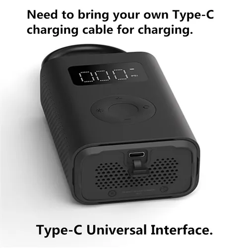 Imagen 2 del producto Xiaomi Mijia bomba de aire 2 compresor de aire eléctrico portátil 2 Sensor de neumáticos Mi Treasure inflable 2 para bola de bicicleta de coche