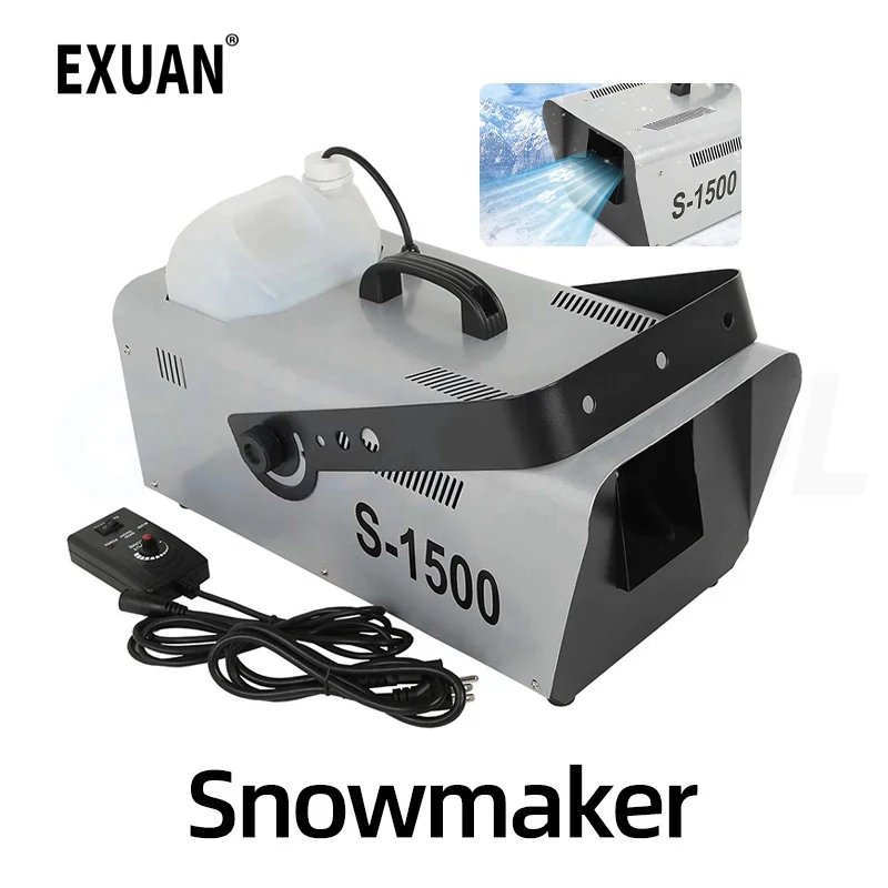 1500W Snow Machine Wireless Snow Soap Foam Effect Snowflake Generator Machine Snow For Wedding Christmas Party